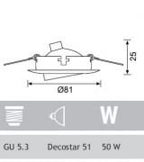 Jupiter Hareketli Spot JH510 Krom