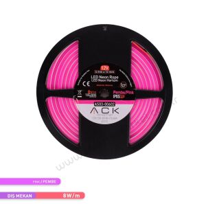 ACK Pembe Işık 12V Neon LED  AS03-00602