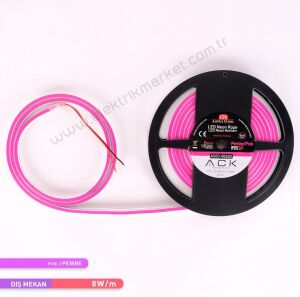 ACK Pembe Işık 12V Neon LED  AS03-00602