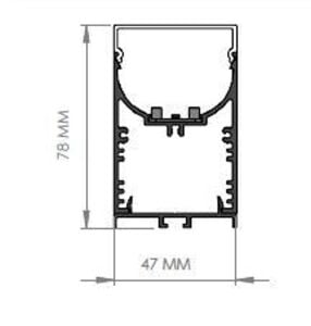 Darklight 48 32W 1200 mm Linear U Difüzör DL4778 1200 3000K Gün Işığı