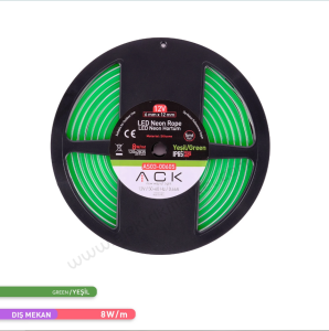 ACK Yeşil Işık 12V Neon LED AS03-00605