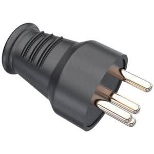 Seldur 3x25 Amper Kauçuk Trifaze Erkek Fiş K325-300