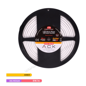 ACK Amber Işık 12V Neon LED  AS03-00608