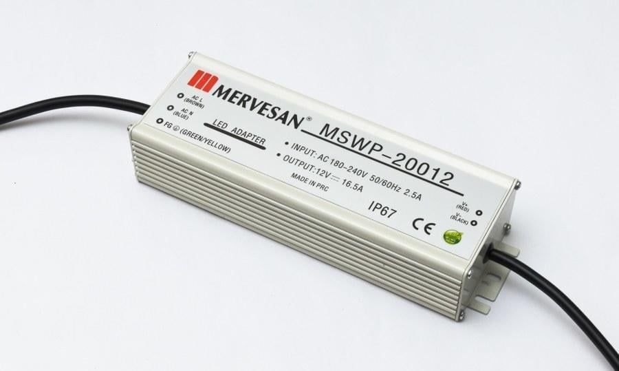 Mervesan Metal Kasalı 40A 5V 200W Dış Mekan Sabit Voltaj AC/DC (SMPS) Adaptörü MSWP-2005