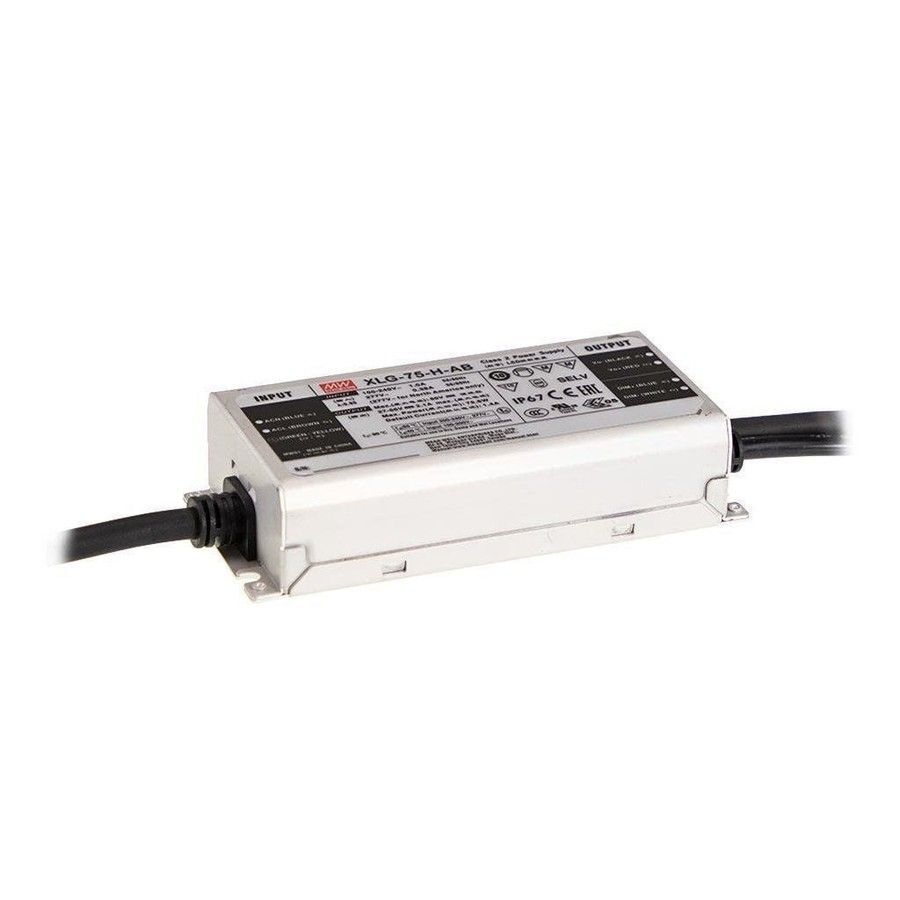 MEANWELL- XLG-75-H-AB 27~56Vdc,1300~2100mA Constant Power,DIM+ADJ.  Led Sürücü - Güç kaynağı
