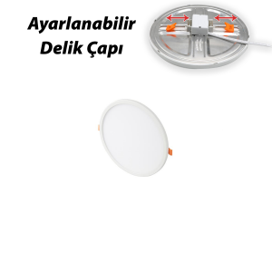 Cata 15 Watt Ayarlanabilir Plus Slim Panel Led 3200K Gün Işığı CT-5647G