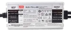 MEANWELL- XLG-75-L-AB 53~107Vdc,700~1050mA Constant Power,DIM+ADJ.  Led Sürücü - Güç kaynağı