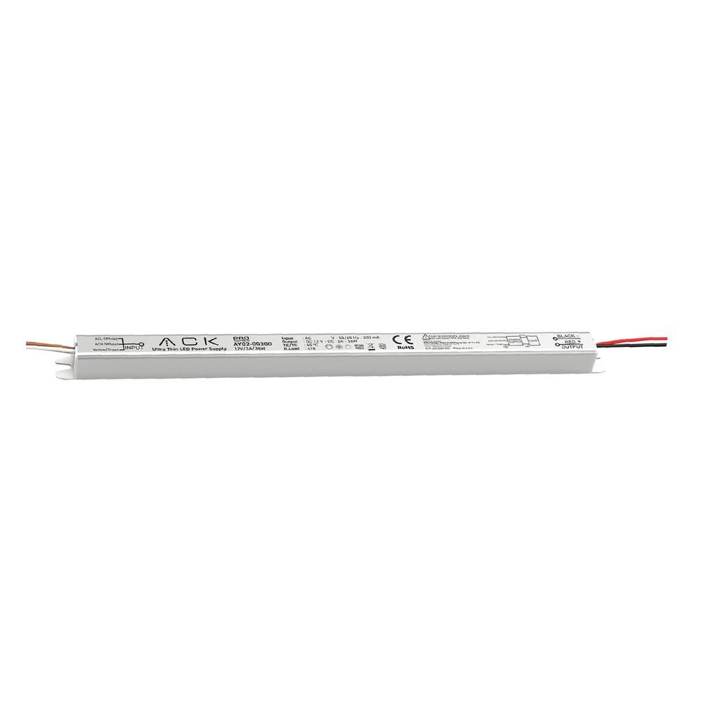 ACK 3amp LED Trafosu 12vdc UltraSlim AY02-00300-PRO