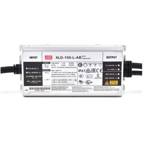 MEANWELL- XLG-100-L-AB 71~142Vdc,700~1050mA Constant Power,DIM+ADJ.  Led Sürücü - Güç kaynağı