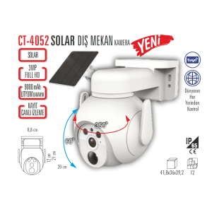 Cata Solar Dış Mekan Kamera CT-4052