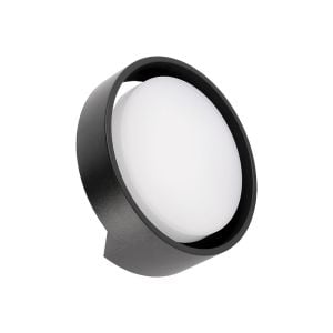 ACK 12W 3000K Gün Işığı Siyah LED Duvar Apliği AT10-61201
