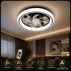 Cata Meltem 51cm (21inç) Led Tavan Vantilatör Ct-3010