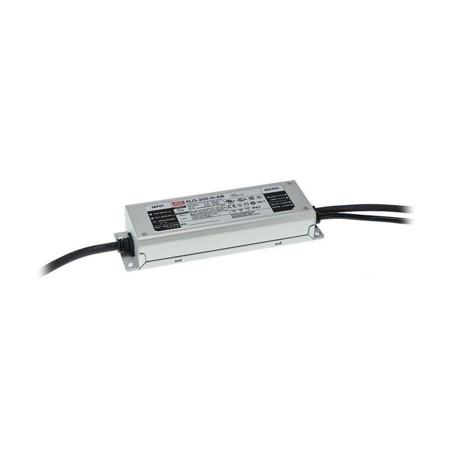 MEANWELL- XLG-200-H-AB 27~56Vdc,3500~5550mA Constant Power,DIM+ADJ.  Led Sürücü - Güç kaynağı