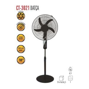 Cata Datça 46cm (18inç) Ayaklı Vantilatör Ct-3021