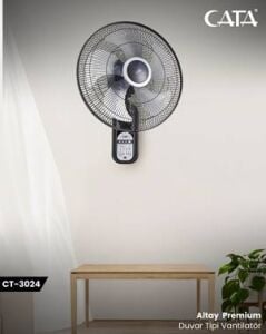 Cata  Altay Premium Duvar Tipi Vantilatör Kumandalı Ct-3024