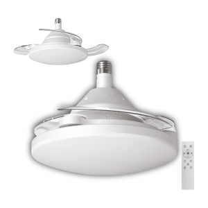 Cata Dolunay 55cm (22inç) Fan Led Ampul Hayalet Pervaneli Beyaz Ct-1156