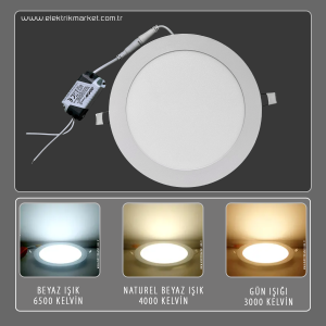 Noas 18W 6500K Beyaz Işık Sıva Altı Led Panel Spot YL10 1800
