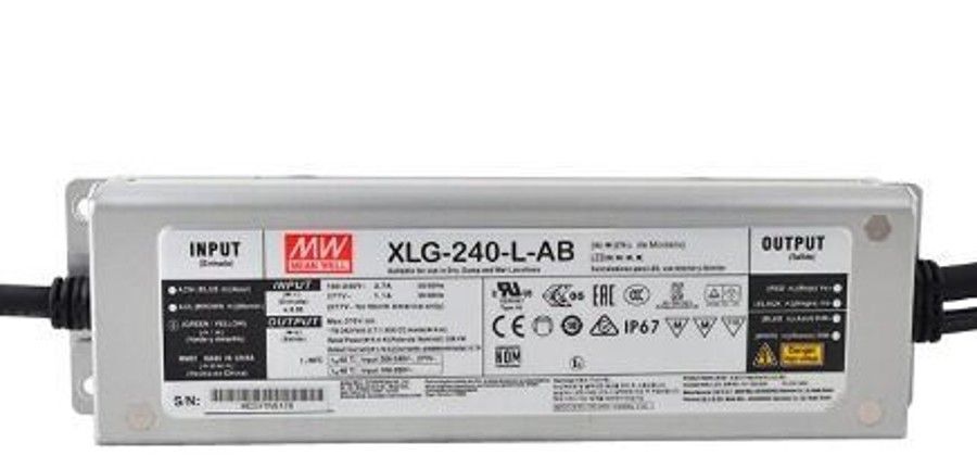 MEANWELL- XLG-240-L-AB 178~342Vdc,700~1050mA Constant Power,DIM+ADJ.  Led Sürücü - Güç kaynağı