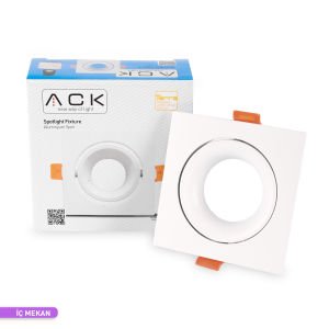 ACK Terra Alüminyum Kare Spot Armatür AH03-04080
