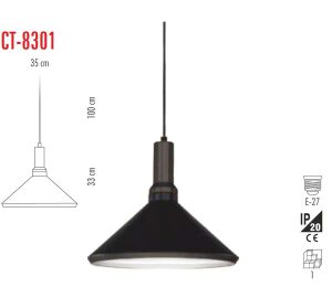 Cata Dekoratif Sarkıt Armatür CT-8301