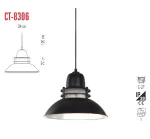 Cata Dekoratif Sarkıt Armatür CT-8306