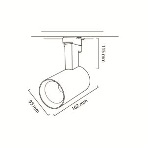 Goya 36W 2700K Sarı Işık Led Ray Spot GY 3637SS