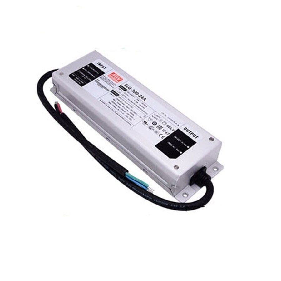 MEANWELL- ELG-300-24A 	24Vdc 12.5Amp ADJ  Led Sürücü - Güç kaynağı