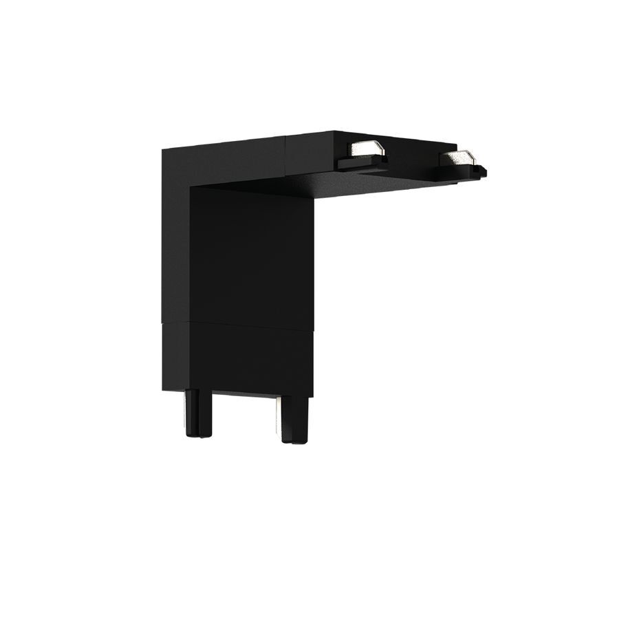 Darklight 48V DL45 Magnetik Slim Sıva Üstü Alüminyum Ray 90° Dikey Bağlantı Aparatı