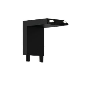 Darklight 48V DL45 Magnetik Slim Sıva Üstü Alüminyum Ray 90° Dikey Bağlantı Aparatı