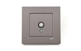 Viko Artline Novella Uydu Prizi F Konnektörlü Sonlu (Çerçeve Hariç) Füme