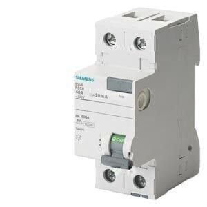 Siemens 2x40A 300mA Kaçak Akım Koruma Rölesi 5SV3614-6