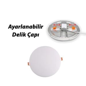 Noas 36W 6500K Beyaz Işık Sıva Altı Plus Ayarlanabilir Led Panel YL12 3600