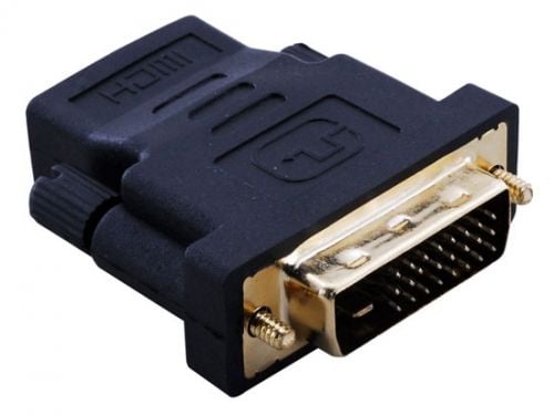DVI 24+1 Erkek - HDMI Dişi Ara Adaptör