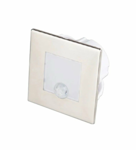 Noas 1,5W Sensörlü Koridor Aydınlatma Armatürü Satin Kasa Mavi Işık