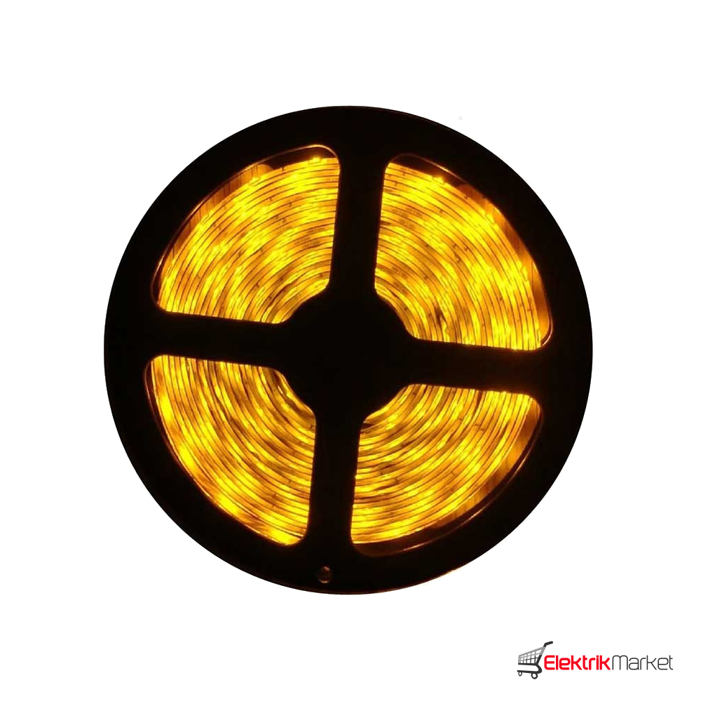 Cata 10 Çipli Şerit Led Dış Mekan 12v AMBER - CT-4492