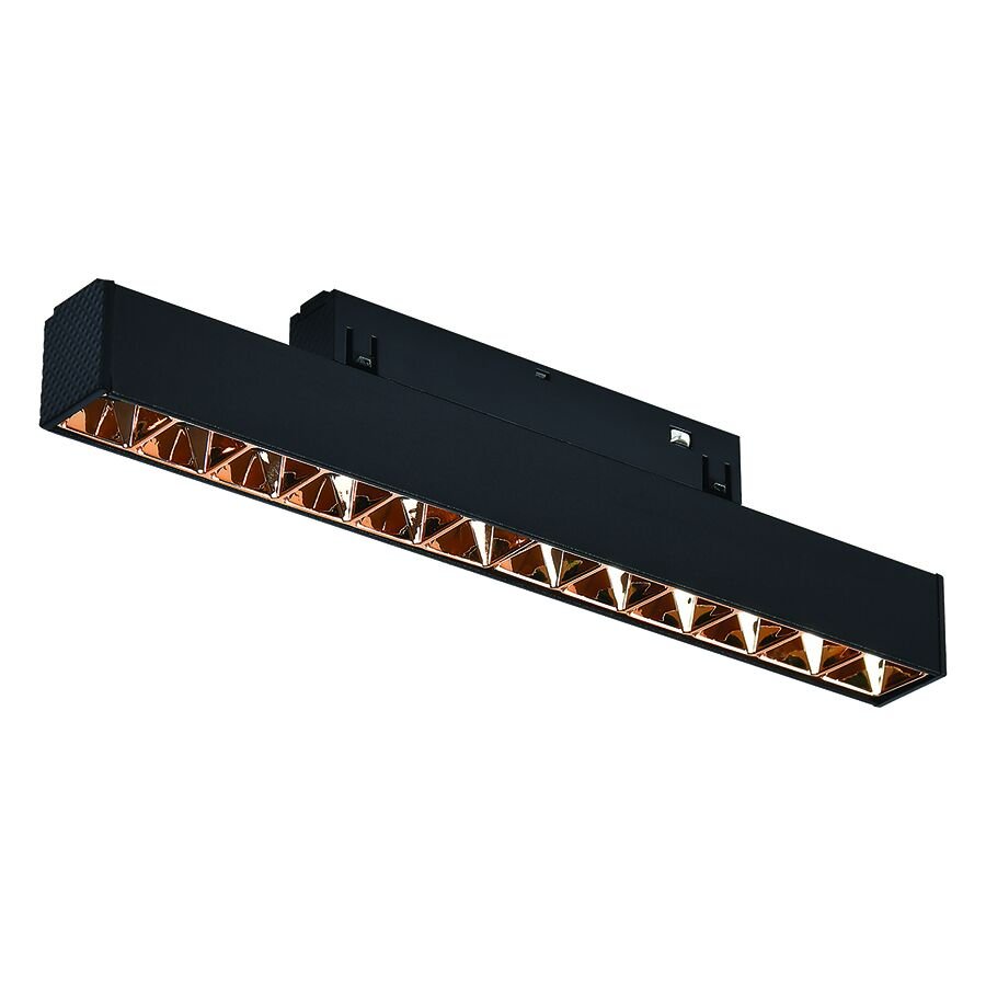 Forlife 12W Siyah Kompakt Lensli Magnet Armatür 4000K FL-6612I
