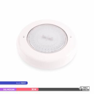 ACK 36W Mavi Işık Flat Sıva Üstü Slim LED Havuz Armatürü AH08-03660
