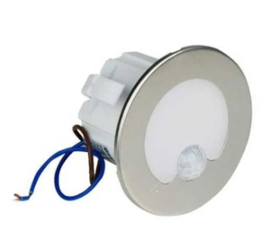 Noas 1,5W Sensörlü Koridor Aydınlatma Armatürü Satin Kasa Mavi Işık YL69-1412-B