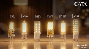 Cata 3W 12V 6400K Beyaz Işık Geniş Açı AC/DC Ledli Kapsül Ampul G4 Duylu 12V CT-4255B