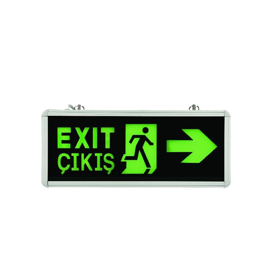 Global K2 
 Kexıt101 Exit Acil Çıkış Armatür Led Yan
