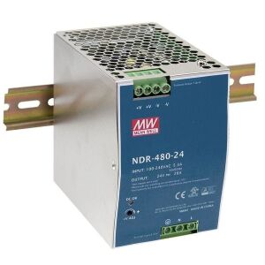 MEANWELL- NDR-480-24 24Vdc 20.0Amp RayM WEİDMÜLLER PRO ECO 480W 24V 20A Muadili