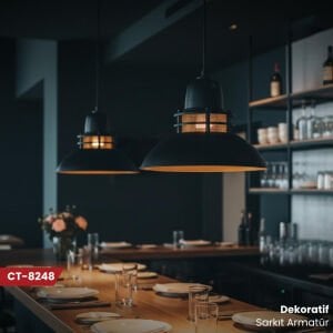 Cata Dekoratif Sarkıt Armatür 34 cm Çapında CT-8248