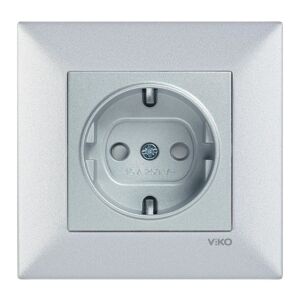 Viko Artline Trenda Çocuk Korumalı Topraklı Priz (Çerçeve Hariç) Siyah
