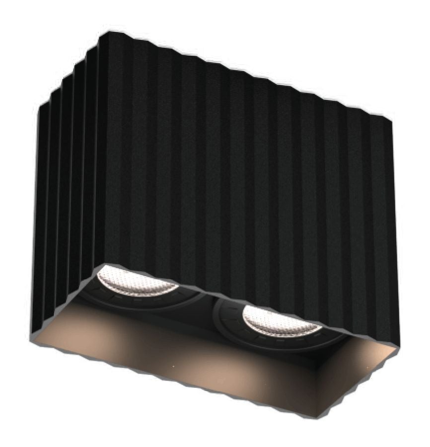 Jupiter 2x5W GU10 Duy (Dahil Değil) Siyah 2'li Tavan Armatürü JC082 S