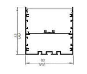Darklight 85 56W 2000 mm Linear Düz Difüzör DL8585 2000 6500K Beyaz Işık