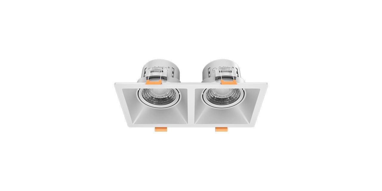 Goya 2x8W Triac Dim Sıva Altı Cob Led Armatür  GY 1737-8 Beyaz - 6500K Beyaz Işık