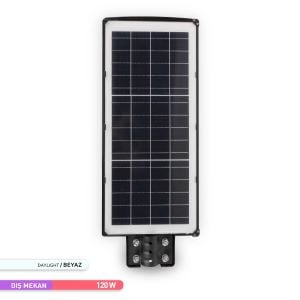 ACK 6500K 120W Solar Led Sokak Armatürü AT42-09131