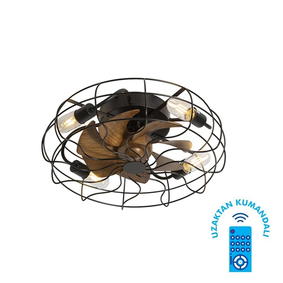 Vanti 15W 50cm (20inç) Metal Tavan Vantilatörü KCF302