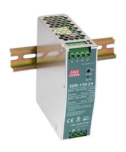 MEANWELL- EDR-150-24 24Vdc 6.5Amp DIN Rail
