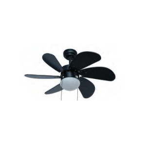 Vanti 60 W 30 inç Siyah Ahşap Tavan Armatür KCF279